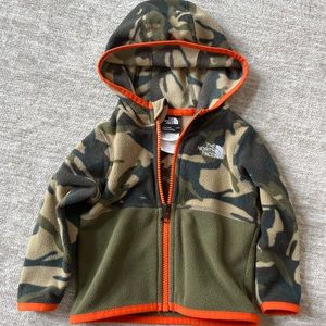 Infant The North Face 6-12 month fleece coat.